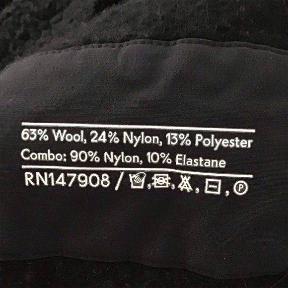 Outdoor Voices Black Wool Blendd Teddy Cropped Jacket, L, EUC - Picture 4 of 4